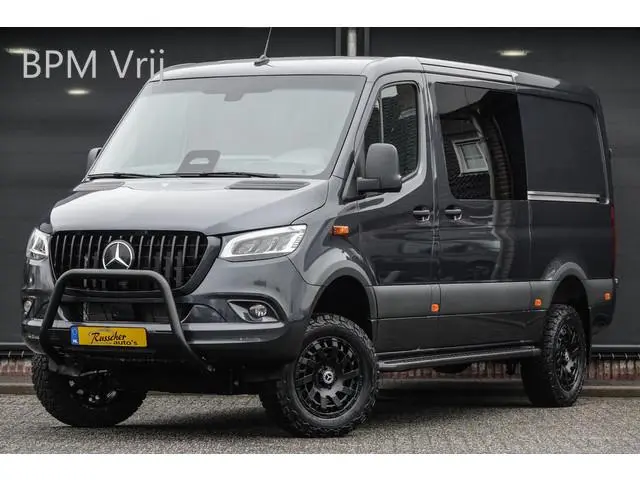 Mercedes-Benz Sprinter 4x4 319Cdi 190Pk 9G-tronic | L2H1 | Dubbele Cabine |  2x Schuifdeur | 4WD | A...