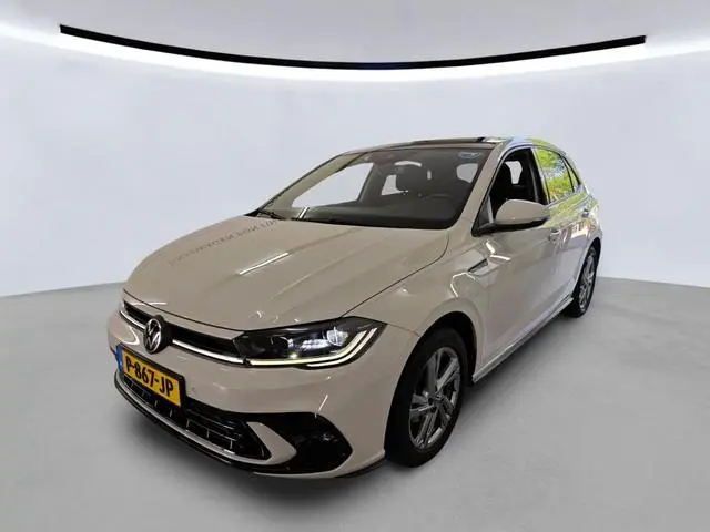 Volkswagen Polo 1.0 TSI 95pk R-Line Business Ascot Grey | Panoramadak | Camera | Stoelverwarming | K...