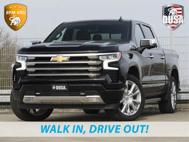 Chevrolet 1500 | Silverado | 6.2L V8 High Country | Leder | Schuifkantel Getoonde accessoires zijn v...