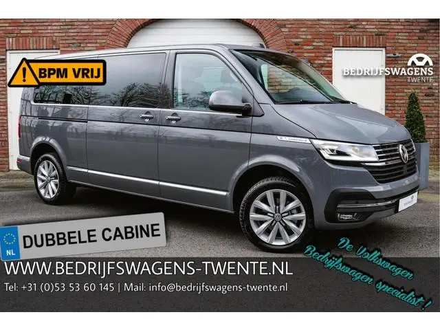 Volkswagen Transporter T6.1 CARAVELLE 2.0 TDI 150 PK DSG L2H1 DUB/CAB A-Klep ACC | LED | Digital Coc...