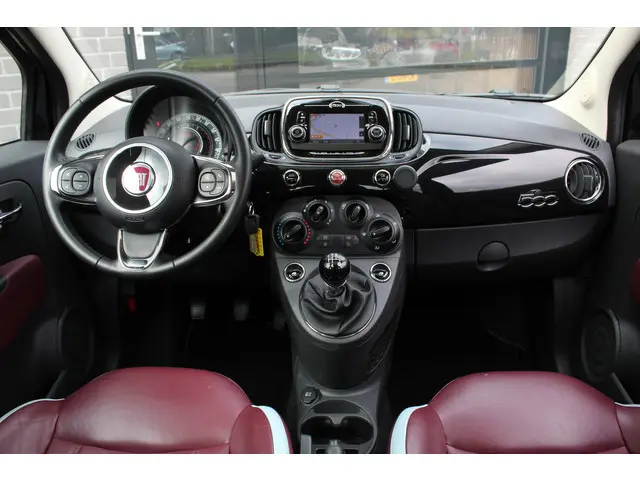 Fiat 500 0.9 TwinAir Turbo Lounge / Panoramadak / Leer / N.A.P.