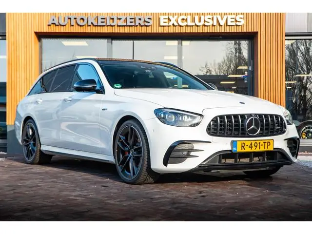 Mercedes-Benz E-Klasse Estate 53 AMG 4MATIC Premium 360 Cam Panodak Burmester Ambient 360 Cam Leer A...