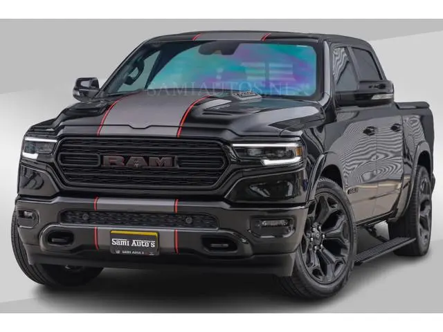 Dodge RAM LIMITED | TRAINHORN | | HUD | UITLAATKLEP | LUCHTVERING | STRIPING | PANODAK | BOM VOL | B...