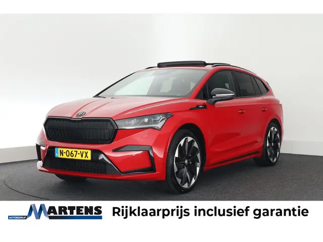 Skoda Enyaq iV 80 Sportline 204pk SOH 94% Camera Stoelverwarming Memory Keyless Navigatie Panoramada...