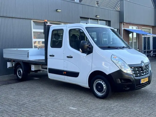 Renault Master T35 2.3 dCi L3 DC Airco Cruise controle Trekhaak 2500kg trekgewicht Pick-up Openlaadb...
