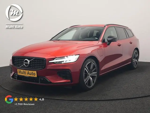 Volvo V60 T6 Recharge AWD R-Design PHEV 340pk Dealer O.H | Trehaak Af Fabriek | Camera | Lederen Spo...