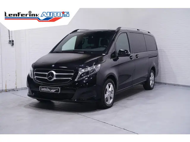 Mercedes-Benz V-klasse 250d Lang Avantgarde 7 Pers. Distronic, LED Camera, Leder Zwart, 2x Schuifdeu...