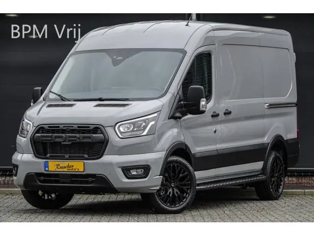 Ford Transit L2H2 | 2.0Tdci 165Pk A8 Aut. | 350 | Raptor Edition | 2x Schuifdeur | Nieuw Model | Gre...