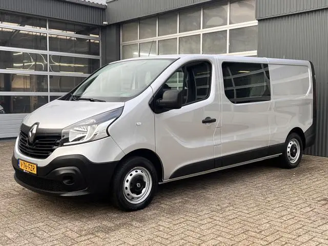 Renault Trafic 1.6 dCi L2H1 DC Marge Btw /Bpm vrij Airco Cruise controle Navigatie Dubbele cabine 1e...