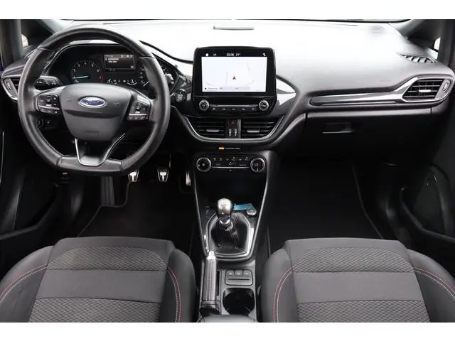 Ford Fiesta 1.0 EcoBoost ST-Line Volledig Onderh | NAP | Navi | Carplay | Cruise | LED | Carbon Afwe...