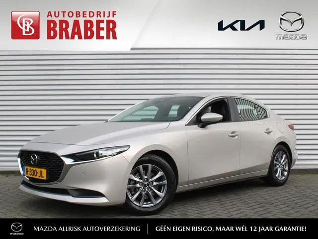 Mazda 3 2.0 e-SkyActiv-G M Hybrid 122PK 6MT Comfort | BTW Auto | Navi | Leder | Keyless | Camera | E...