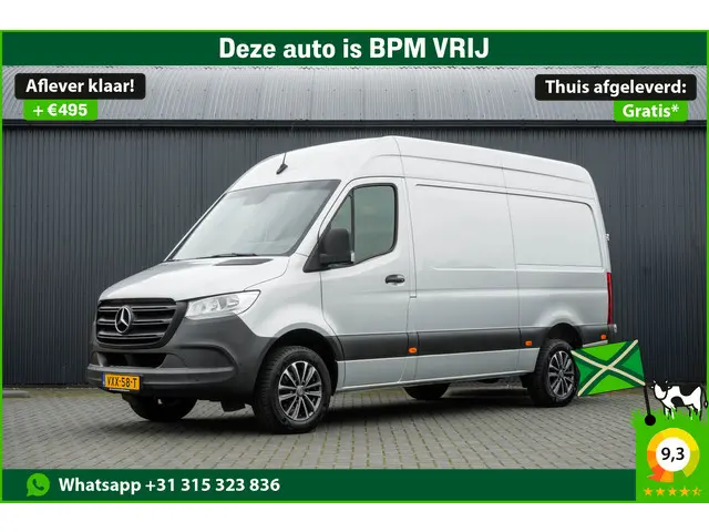 Mercedes-Benz Sprinter 316CDI  L2H2 | 163 PK | 3-Zits | Climatronic | Camera | Carplay | Airco
