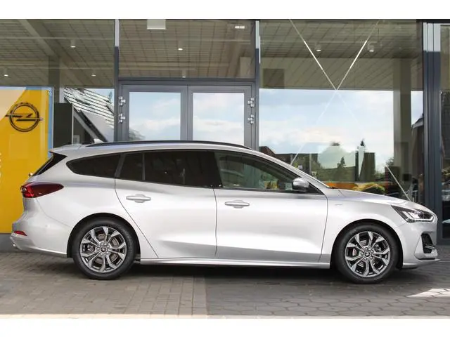 Ford Focus Wagon 1.0 EcoBoost Hybrid ST Line X | Leder UNIEK! | Trehaak | Winterpack | Adaptive crui...