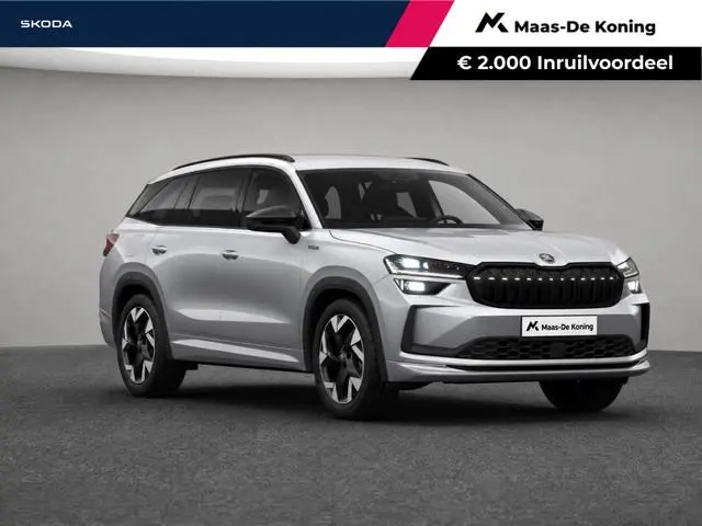 Škoda Kodiaq Sportline Limited PHEV 204 PK SUV | Smokey Diamond | Trekhaak uitklapbaar | 2.000,- inr...