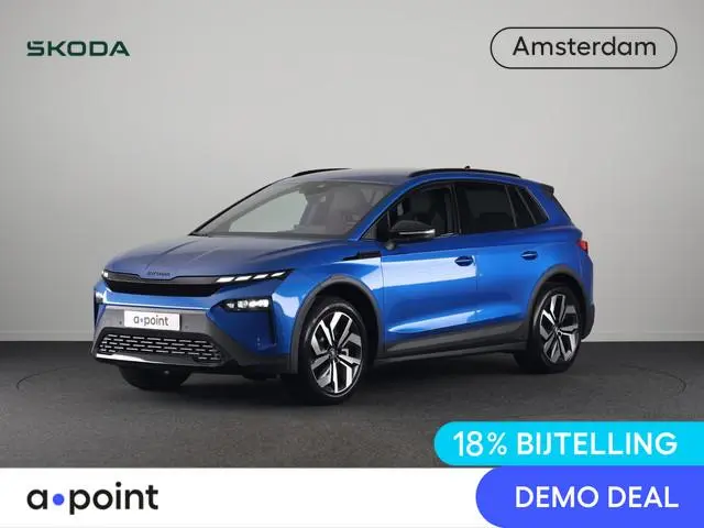 Škoda Elroq 85 Sportline 286pk | Pluspakket | Trekhaak | Adaptief onderstel | Warmtepomp | Verw. voo...
