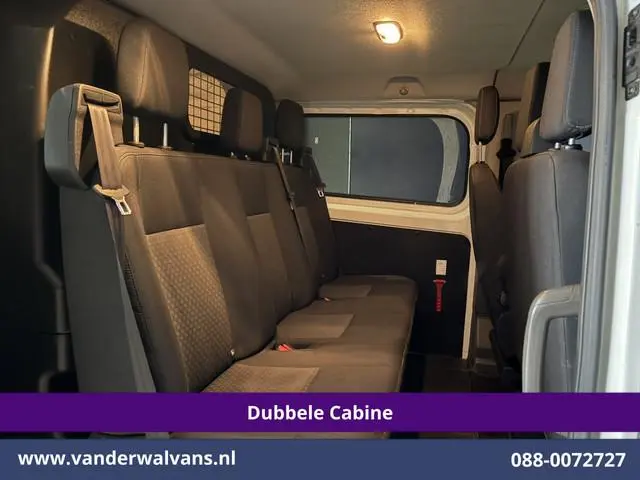 Ford Transit Custom 2.0 TDCI 130pk L2H1 Dubbele Cabine Euro6 Airco | 6-Zits | LED | Cruisecontrol |...