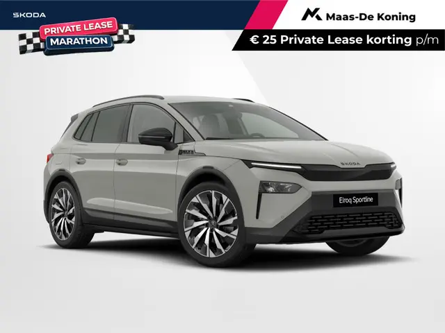 Škoda Elroq 60 Sportline | 21'' Lichtmetalen Velgen | Business Upgrade Clever Pakket | Trekhaak wegk...