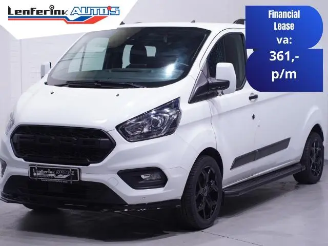 Ford Transit Custom 2.0 TDCI 130 pk Dubbel Cabine Edition 6-Zits Navi, Camera, 18" LMV, Raptor Grill...