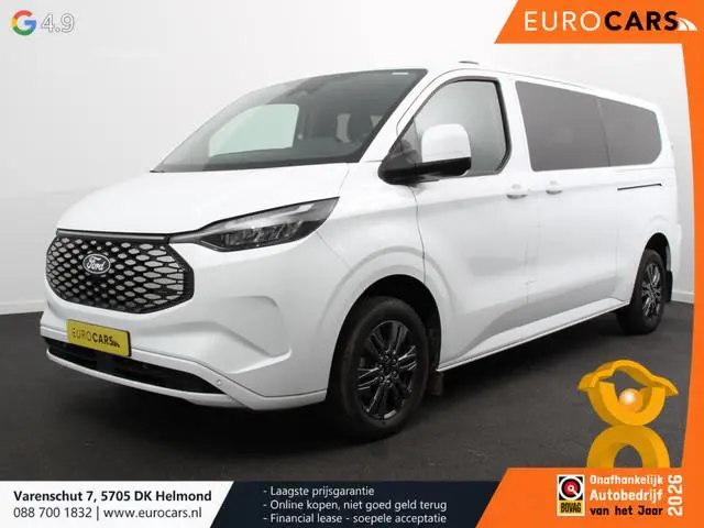 Ford e-Transit Custom 340 L2H1 Limited 65 kWh 8 persoons Automaat Cruise Control Airco Lichtmetalen...