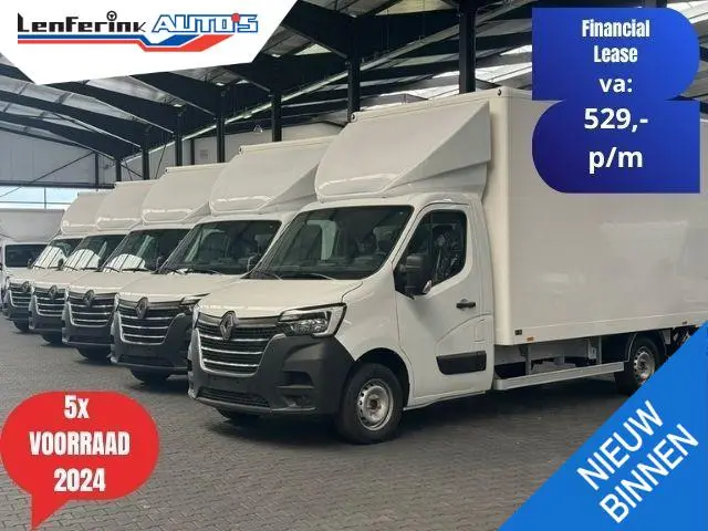 Renault Master 2.3 dCi 165 pk Bakwagen met Laadklep 5x Voorraad Navi, Airco, Dakspoiler, Cruise Cont...