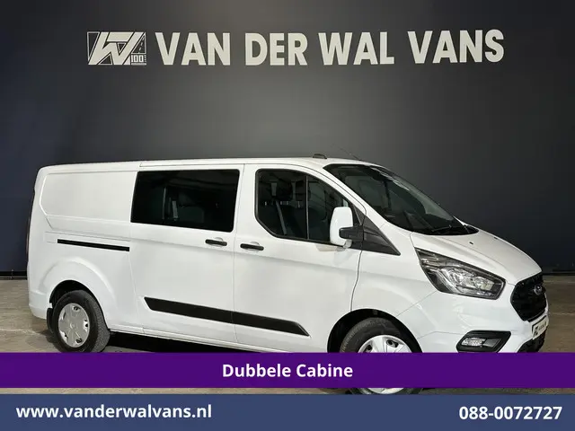 Ford Transit Custom 2.0 TDCI 130pk L2H1 Dubbele Cabine Euro6 Airco | 6-Zits | Camera | Navigatie | A...