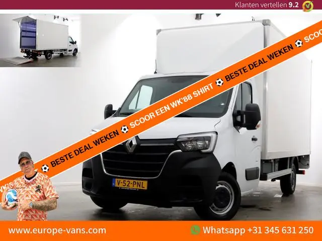 Renault Master T35 2.3 dCi 145pk Bakwagen met laadklep 11-2023