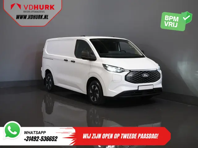 Ford E-Transit Custom Trend 65 kWh 330 km WLTP Garantie t/m 2029/ LED/ Standkachel/ Snellader/ 2.3t...