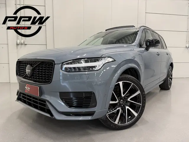 Volvo XC90 T8 Recharge AWD R-Design PANO/LUCHTVERING/TREKHAAK/GOOGLE/SOH 98%/HEAD-UP/360CAMERA/21"/H...