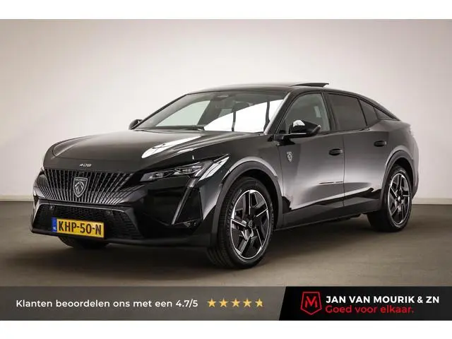 Peugeot e-408 GT 58 kWh | NIEUW | PANORAMADAK | STUURVERWARMING | MASSAGE | DAB | APPLE | 360 CAMERA