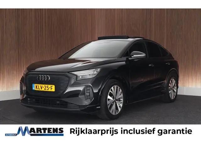 Audi Q4 Sportback e-tron 40 S edition 77 kWh SOH 93% Trekhaak Camera HUD Sonos Panoramadak Stoelverw...