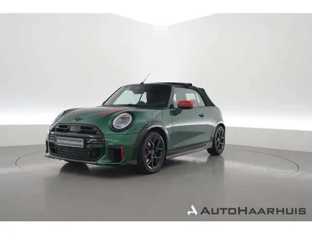 MINI Mini Cabrio 2.0 JCW John Cooper Works XL | British Racing Green | 360*+PDC | HUD | Harman/Kardo...