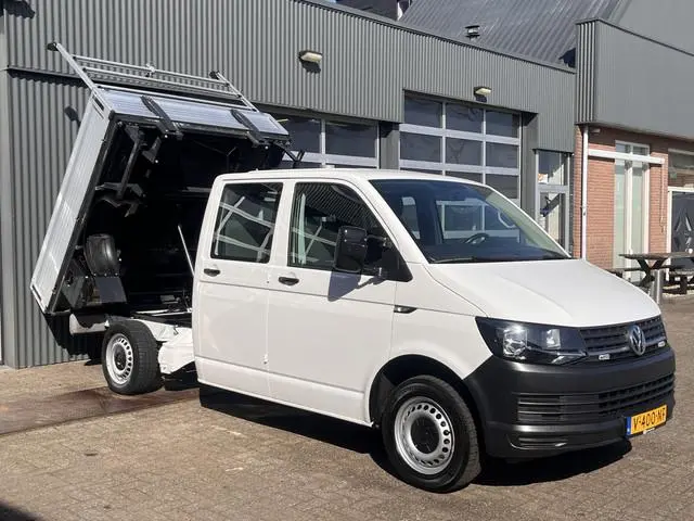 Volkswagen Transporter 2.0 TDI L2H1 150pk DC Euro 6 Kipper Airco Cruise controle trekhaak 2500kg 1e...