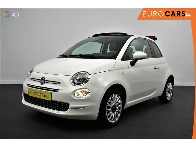 Fiat 500 C 1.2 Automaat Lounge Cruise Control Navigatie Airco Parkeersensoren Achter Lichtmetalen Ve...