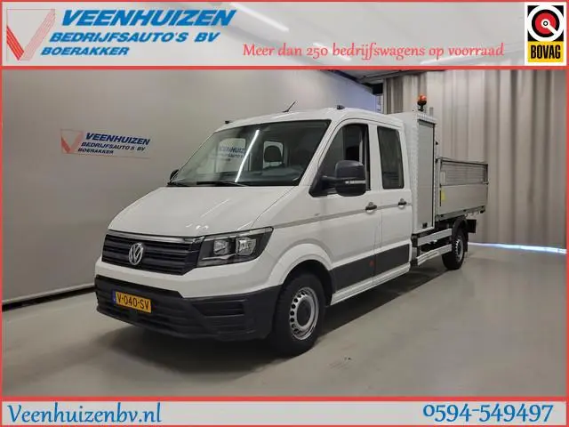 Volkswagen Crafter 2.0TDI Dubbele Cabine Kipper Automaat Euro 6!