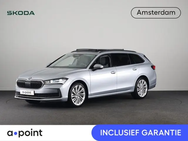 Škoda Superb combi First Edition 1.5 TSI m-HEV 150 pk Automaat (DSG) | Verlengde garantie | Navigati...