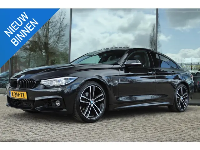 BMW 4-SERIE GRAN COUPE 418i HIGH EXECUTIVE M-SPORT | CARBON | SCHUIFDAK | LEDER | CARPLAY | LED | CA...