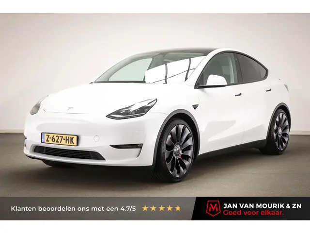 Tesla Model Y Performance AWD 75 kWh SOH 94% | PANORAMADAK | STUURVERWARMING | CAMERA