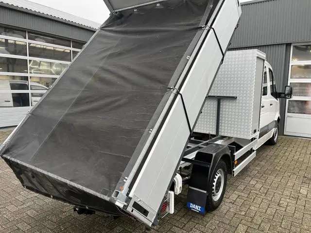 Volkswagen Crafter 2.0 TDI DC Kipper 3500kg trekgewicht Euro 6 Airco Cruise controle 6-Persoons Tele...