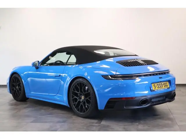 Porsche 911 Cabrio 3.0 Carrera 4 GTS Sport Chrono X- Sight NL Auto 480PK! Shark blue Dealer onderhou...