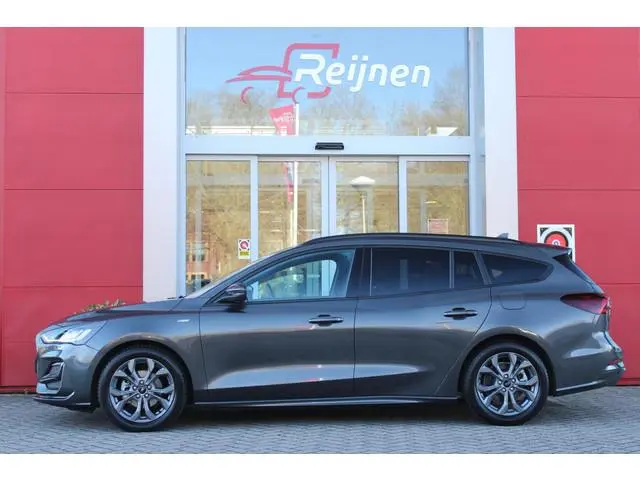 Ford Focus Wagon 1.0 155PK AUTOMAAT Hybrid ST LINE | ALL SEASON BANDEN | NAVIGATIE | DRAADLOZE APPLE...