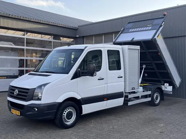 Volkswagen Crafter 35 2.0 TDI DC Maxi Kipper 3500kg trekgewicht Euro 6 Airco Cruise controle 6-Perso...