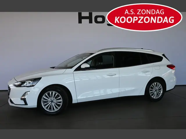 Ford Focus Wagon 1.0 EcoBoost Titanium X Business Clima Navigatie LED 1e Eigenaar Rijklaarprijs! Inr...
