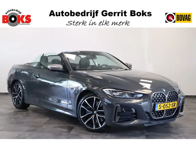 BMW 4-serie Cabrio M440i xDrive High-Executive 374PK Individueel-lak Navigatie  Volleder 19LMV Head...
