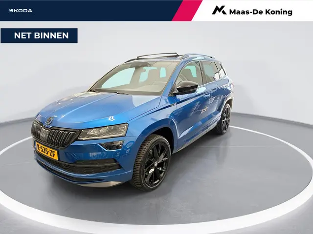 Skoda Karoq 1.5 TSI 150pk DSG Sportline Business · Panoramadak · Camera · Stuur- & Stoelverwarming ·...