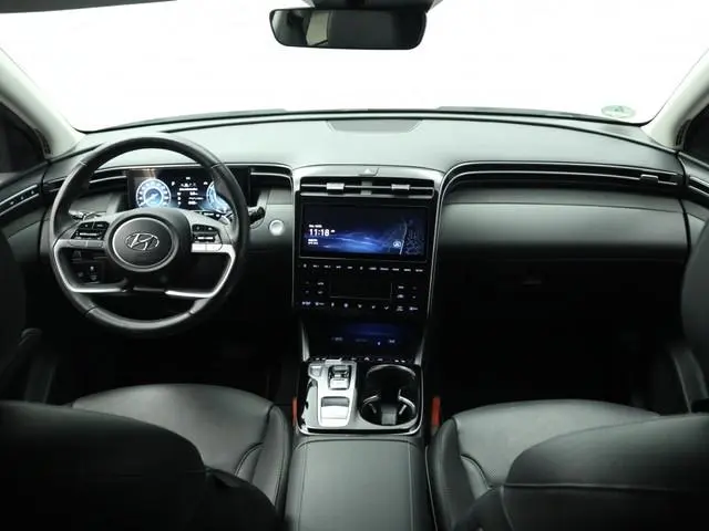 Hyundai Tucson 1.6 T-GDI HEV Premium | Trekhaak | Leder | Stoelventilatie | 360 Camera | Apple carpl...
