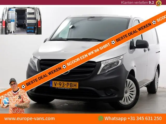 Mercedes-Benz Vito 114 CDI 136pk Compact 9G Automaat 2x Schuifdeur/LED/Camera/Inrichting 11-2022
