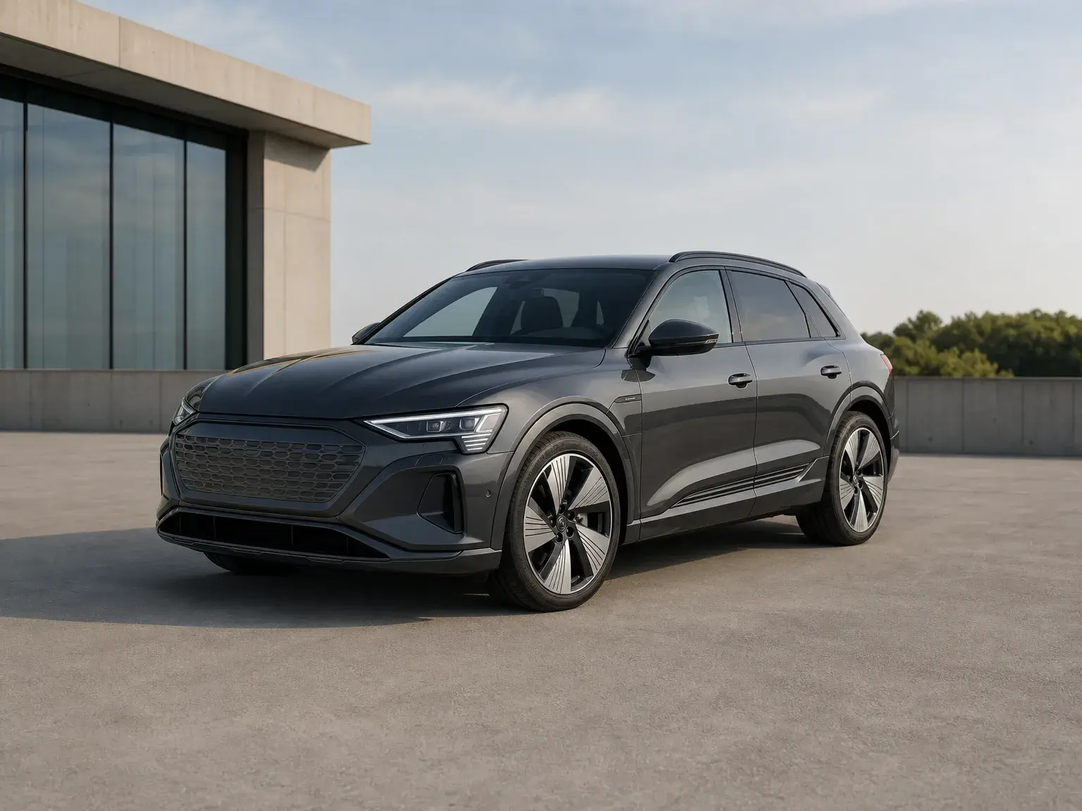 Audi Q8 E Tron occasion kopen en financial leasen