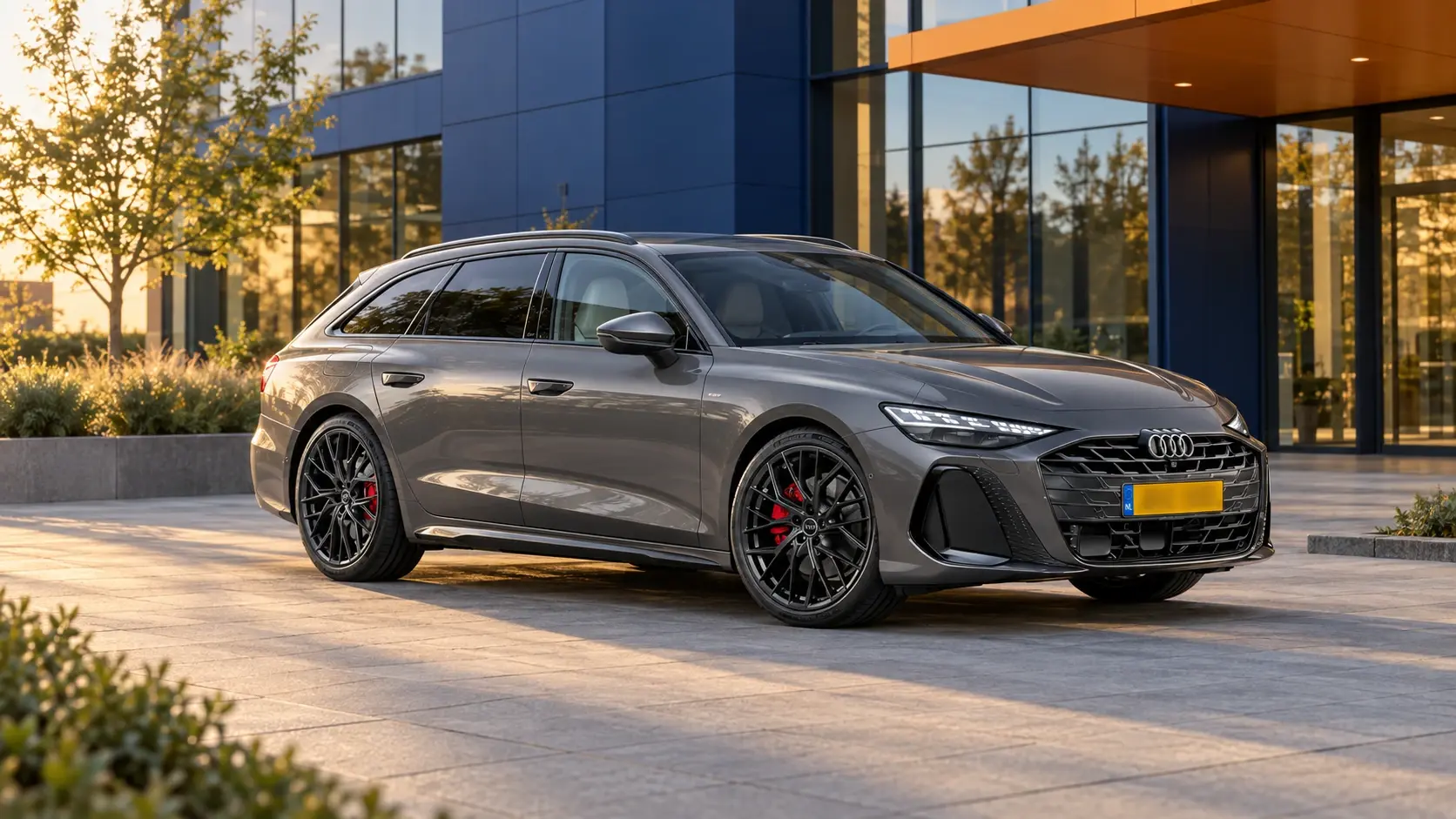 Audi A6 Avant in grijs