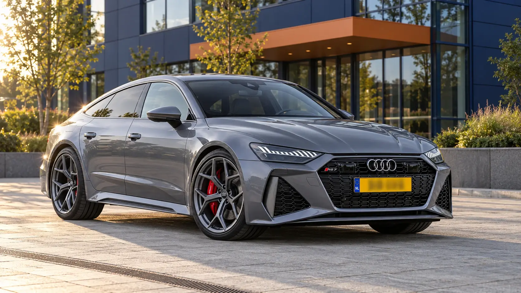 Audi RS7 Sportback performance in grijs