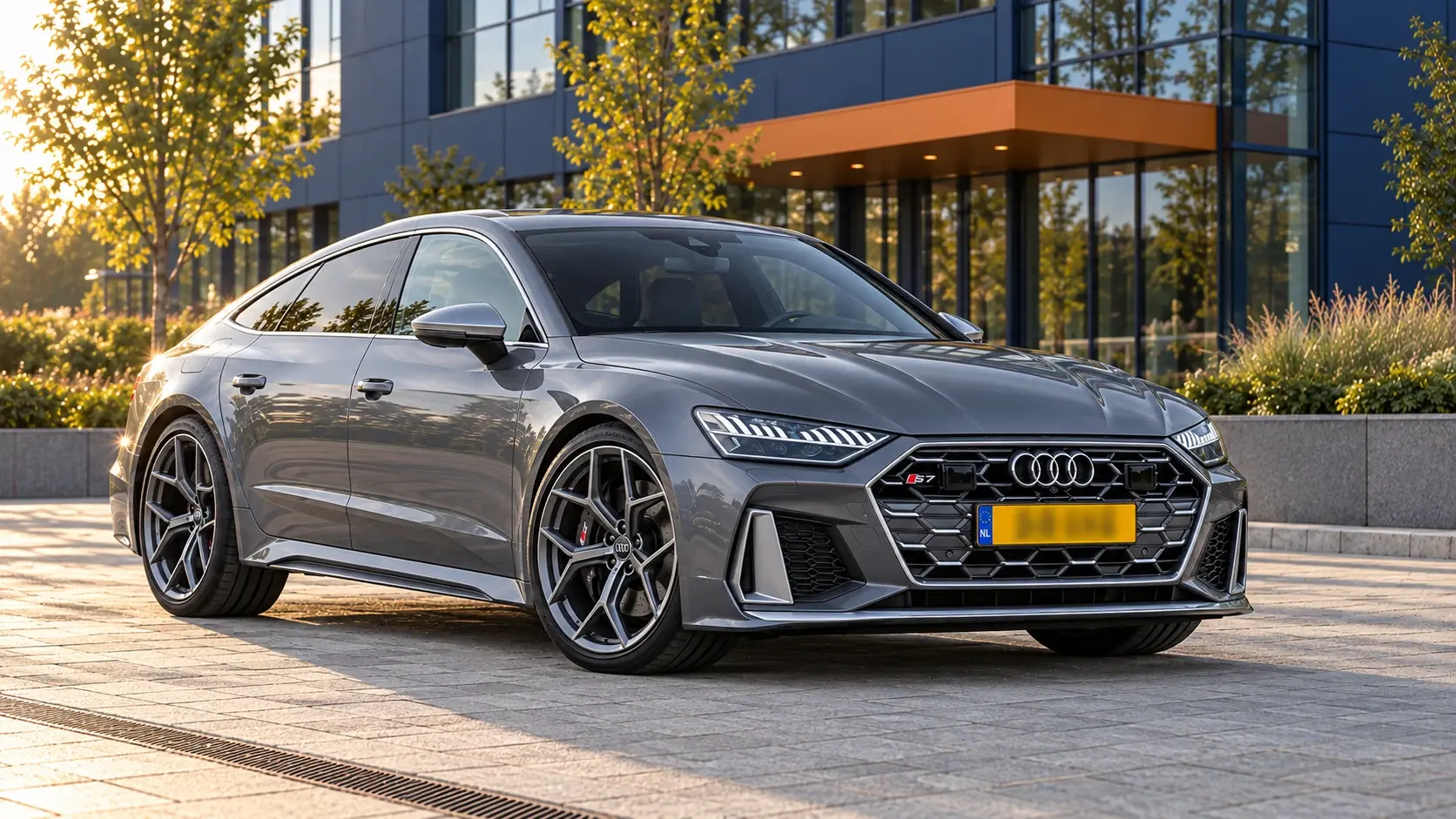 Audi S7 Sportback TDI in grijs
